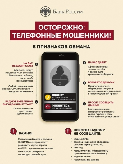 Осторожно: телефонные мошенники!