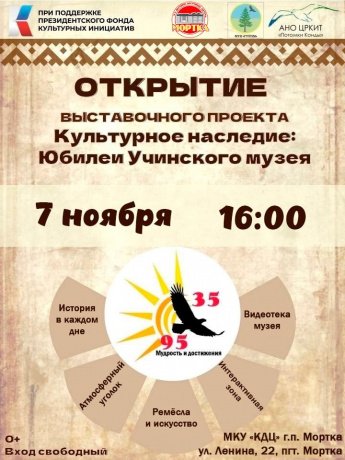 Открытие выставочного проекта "Культурное наследие:Юбилеи Учинского музея