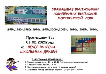 Вечер встречи школьных друзей